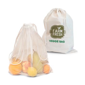 Fruit and Vegetable Bag "Mumbai", 100% cotton