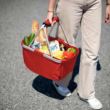 Shopper „BASKET” - faltbarer Einkaufskorb aus Stoff
