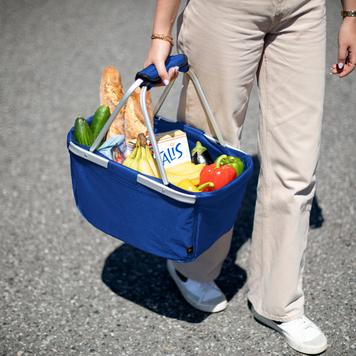 Shopper „BASKET” - faltbarer Einkaufskorb aus Stoff