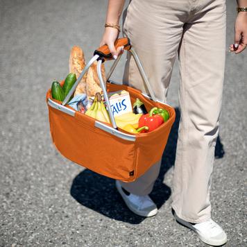 Shopper „BASKET” - faltbarer Einkaufskorb aus Stoff