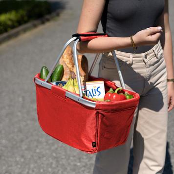 Shopper „BASKET” - faltbarer Einkaufskorb aus Stoff