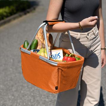 Shopper „BASKET” - faltbarer Einkaufskorb aus Stoff