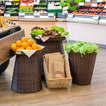 Produce Basket Display "Jungle"