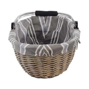 Shopping Basket "Grey Willow"