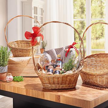 Gift Basket without Contents for Self-Filling