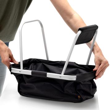 Shopper „BASKET” - faltbarer Einkaufskorb aus Stoff