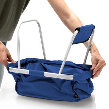 Shopper „BASKET” - faltbarer Einkaufskorb aus Stoff