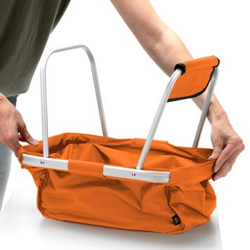 Shopper „BASKET” - faltbarer Einkaufskorb aus Stoff