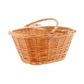 Solid Willow Shopping Basket "Nature"