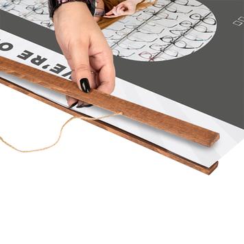 Poster Clamp "Madeira" made of Wood