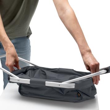 Shopper „BASKET” - faltbarer Einkaufskorb aus Stoff