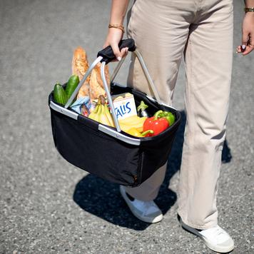 Shopper „BASKET” - faltbarer Einkaufskorb aus Stoff