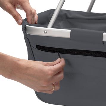 Shopper „BASKET” - faltbarer Einkaufskorb aus Stoff