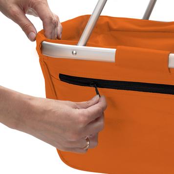 Shopper „BASKET” - faltbarer Einkaufskorb aus Stoff