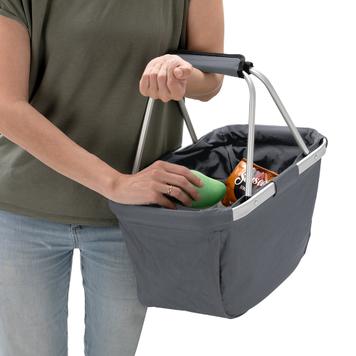 Shopper „BASKET” - faltbarer Einkaufskorb aus Stoff